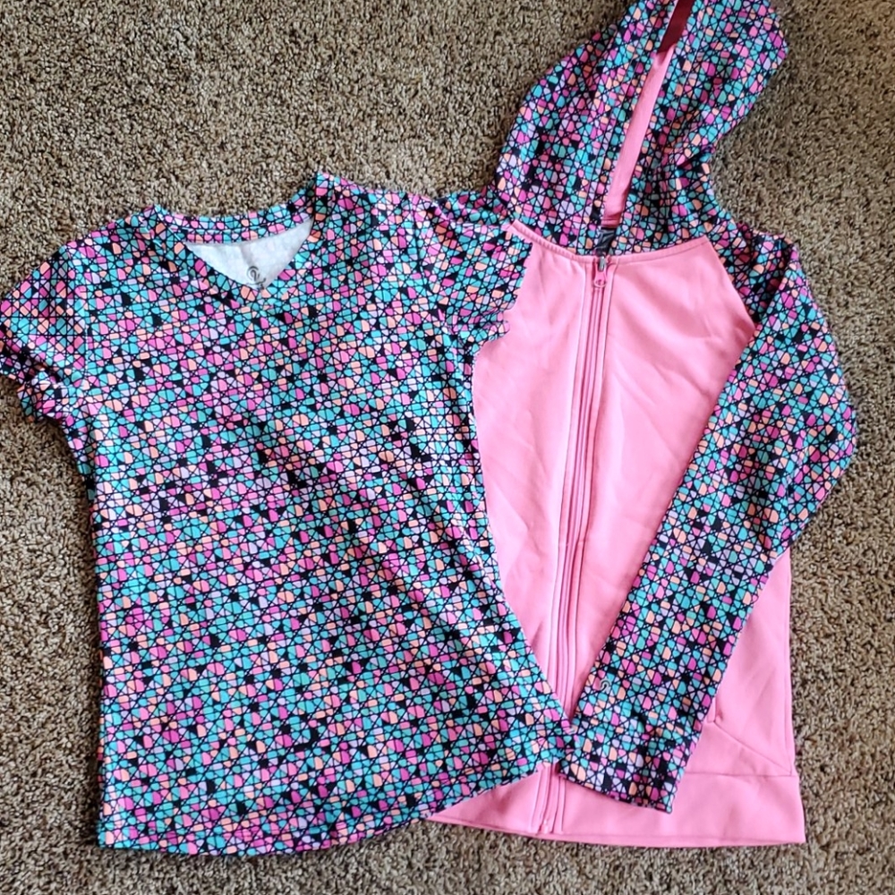 Champion Girls L (10/12) Sweatshirt + T-Shirt Set